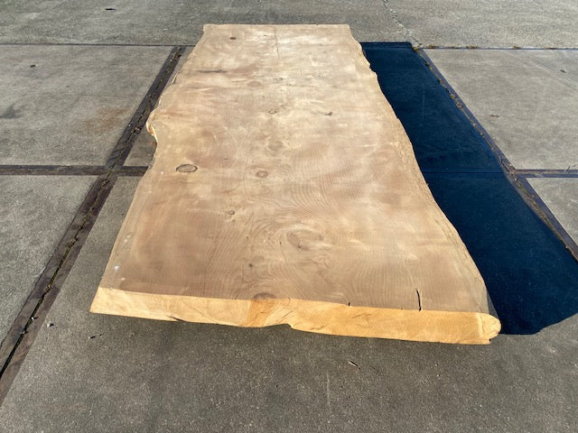 Plateau en bois de cèdre – 2860 x 1200 x 120 mm – Poncé