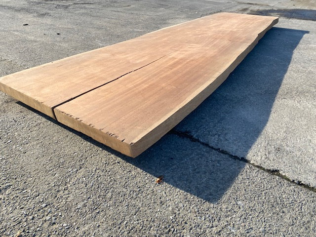 Afrormosia Log Board – 4230 x 1210 x 80 mm – Sanded