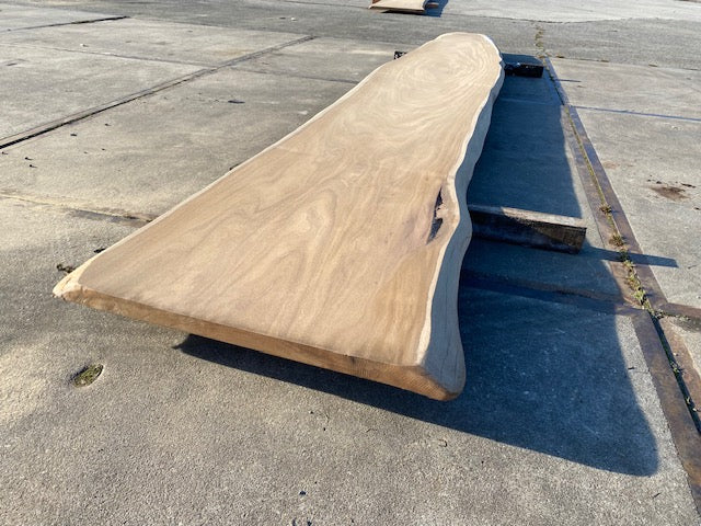 Afrormosia Live Edge Slab – 4260 x 900 x 80 mm – Sanded