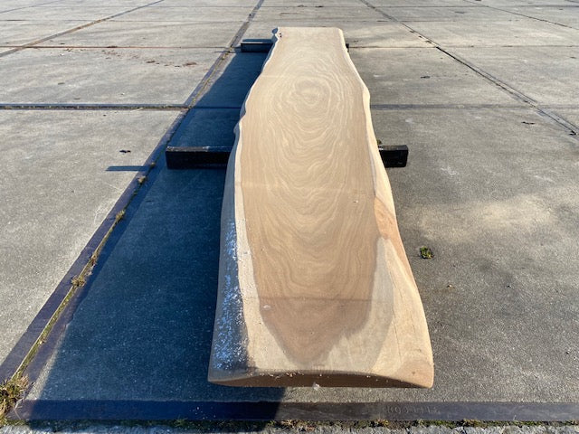 Afrormosia Live Edge Slab – 4260 x 900 x 80 mm – Sanded