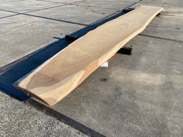 Afrormosia Live Edge Slab – 4260 x 900 x 80 mm – Sanded