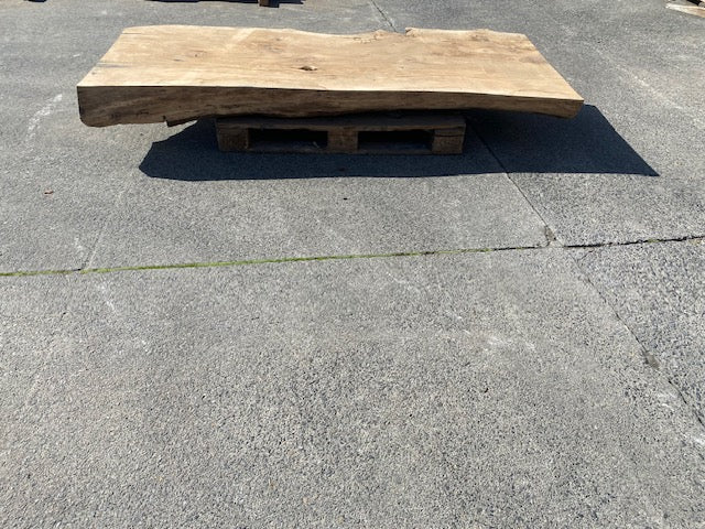 Planche en tronc de Chêne  – 4620 x 700 x 75 mm – Ponçé